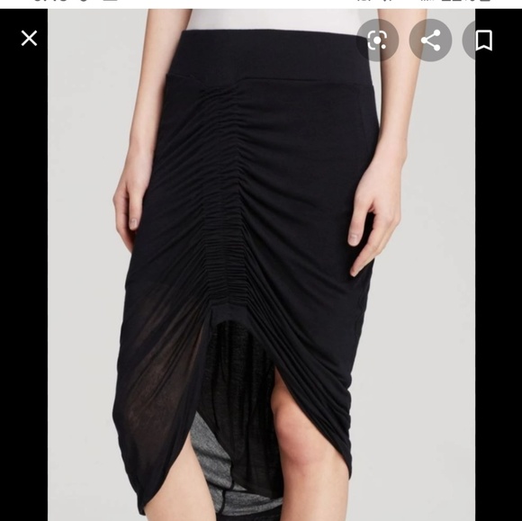 Helmut Lang Dresses & Skirts - Helmut lang ruched skirt
